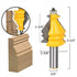 Yakamoz 1/2 Inch Shank Large Picture Frame Molding Router Bit, Architectural Forming Milling Cutter for Woodworking