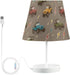 Kcldeci Bedside Table Lamp for Bedroom Jeep and Lighting Bolts Farmhouse Lamps