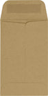 LUXPaper #1 Coin Envelopes - 2 1/4" x 3 1/2" Grocery Bag Brown, 250 Qty, 70lb. Text