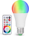 SUNNEST Color Changing LED Light Bulb, 900LM Dimmable E26 10W (60W Equivalent) RGBW, Mood Light with Remote, 120 Colors
