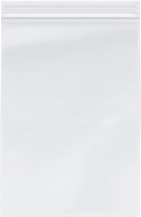 Plymor 7" x 10" Zipper Reclosable Plastic Bags (Pack of 200), 2 Mil