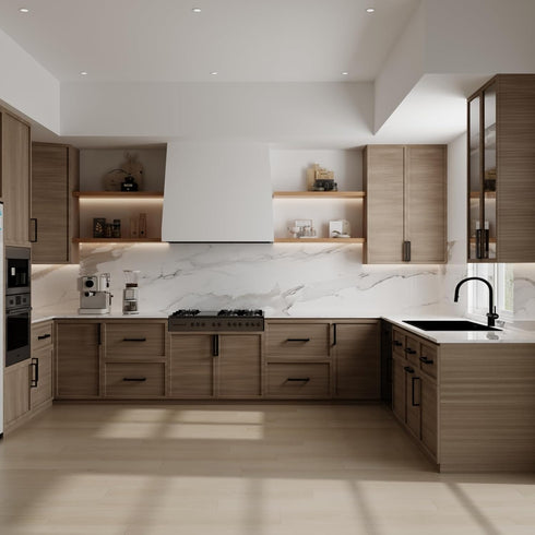 Countertops 16x354inch Counter BAYYA Walnut Contact Paper for Cabinets and Drawers Oak Contact Paper Wood Vinyl Wrap