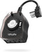 Outdoor Timer Outlet, 24 Hour Mechanical Timer for Pool Pump, Outdoor Light Timer Waterproof with 2 Grounded Outlets