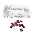 Polypropylene Capacitor Kit, 180Pcs 400V and 630V Assorted Film Capacitors, Range 10nF ~ 68nF