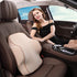 Ergocar Car Lumbar Back Cushion with Premium Quality Memory Foam - Reduce Strain On Back, Shoulders and Neck Support