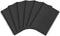 DSTELIN Blank Spiral Notebook, 6-Pack, Soft Cover, 100 Pages / 50 Sheets, 7.5" x 5.1", 100GSM, (Black)