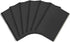 DSTELIN Blank Spiral Notebook, 6-Pack, Soft Cover, 100 Pages / 50 Sheets, 7.5" x 5.1", 100GSM, (Black)
