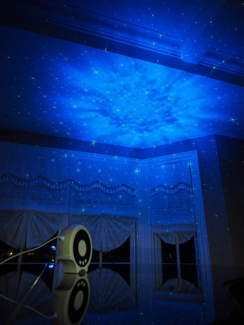 Starry Star Projector, Galaxy Night Light, Star Light Projector for Bedroom Decoration, Party Ambiance Enhance