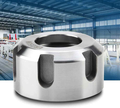 ER25 Clamping Nuts, Metal Collet Nut Chuck Holder for Lathe Machine Tools, M32 1.5-White