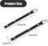 4pcs Tape Thong for Tool Belts, Electrical Tape Holder, Black Electrical Tape Hooks Polyester Electrical Tape Chain Strap, Small by lygchii