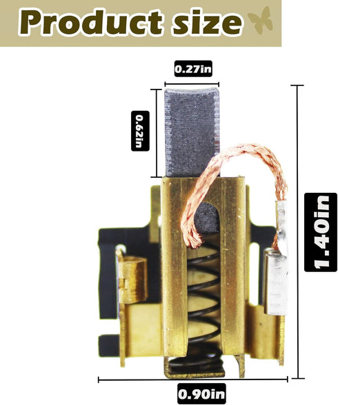 22-20-0150 Carbon Brush Holder Assembly for Milwaukee Electric Drill, Driver 1680-20, 1680-21