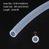 6.6ft 5/16" ID x 3/4" OD Silicone Tubing Clear Industrial Plastic Tubing Pure Silicone Hoses for Pump Siphoning Draining Irrigation Brewing