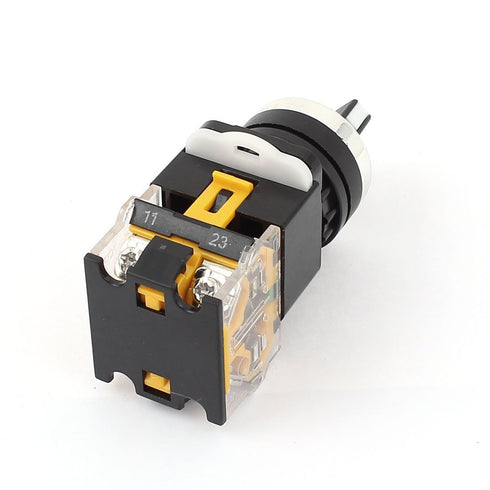 AC 440V 10A, 2 Positions DPST Rotary Selector Select Switch Latching Lock uxcell (5 Piece)