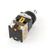 AC 440V 10A, 2 Positions DPST Rotary Selector Select Switch Latching Lock uxcell (5 Piece)