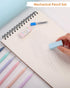 SKYDUE 44Pcs Aesthetic School Supplies, Big Capacity Pencil Case, 12 Highlighters, 11 Gel Pens, College Essentials