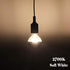 Half Chrome Light Bulb 4W Dimmable G45, 40W Equivalent, Warm White 2700K, E26 Base, 6 Pack