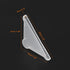 50Pcs 3x50mm uxcell Plastic Corner Protectors Triangle Shape Glass Corner Guards Cushion for Corner Protection