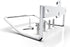 JBscoop Ladder Hanger for Garage Wall, Ladder Storage Strollers and Folding Chair,