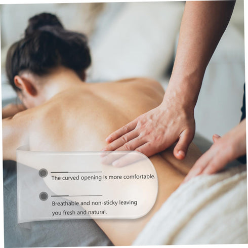 LIFKOME 500sheets Disposable Massage Face Covers Non-woven Headrest Covers for Spa Beauty Salons and Massage Tables