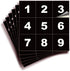 iSYFIX Black Consecutive Number Stickers – 1 to 50, 2-inch Vinyl Self Adhesive Premium Decal for Inventory, Storage,