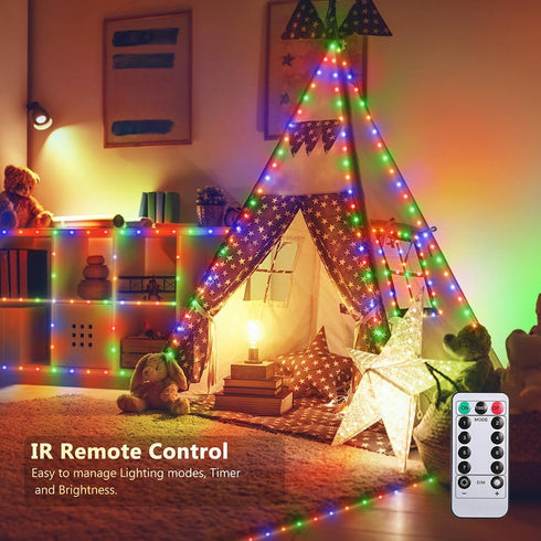 (4 Pack), 16.5ft 50 Battery Operated String Lights LED Fairy String Lights Battery Powered with Remote & Timer