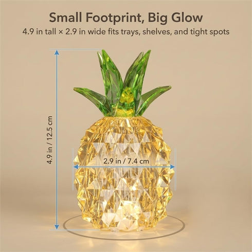 Pineapple Baby Night Light for Nursery, Battery Powered Pineapple Lamp for Home Living Room Bedroom Kitchen Office