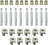 10 Set Cabinet Furniture Connecting Cam Fitting with Dowel and Pre-Inserted Nut