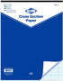 ALVIN Cross Section Graph Paper Pad 8.5" x 11" Model 1422-4 Acid-Free