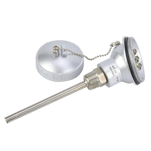 High Efficiency RTD PT100 Temperature Sensor Probe, 1/2" NPT Thread for Temperature Controllers Industrial