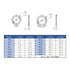 Hilitchi 150-Pcs 304 Stainless Steel External Circlip Snap Retaining Clip Ring Set
