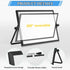 Magnetic Dry Erase White Board, 8" x 12" Double-Sided Desktop Whiteboard with Stand, Portable for Home, Office, School