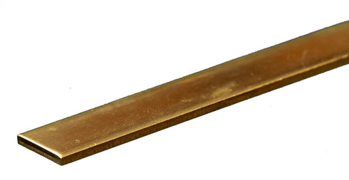 K & S Precision Metals 8246 Brass Strip - .5" Wide x 12" Long