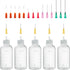 50ml Precision Tip Applicator Bottle with Blunt Tip Needle and Cap, 18G 20G 25G Needle Tip Squeeze Bottle