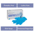 McKesson Confiderm 3.8C Nitrile Exam Gloves - Non-Sterile, Powder-Free, Blue, Large, 100 Count