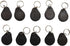 10PCS 13.56MHz RFID Keychain readable/writable KeyFobs Proximity Card Text MF 4K IC