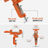 3 Inch, 360Swivel Housolution Universal Table Vise Base Bench Clamp Home Vise Clamp-On Vise Repair Tool Portable Work