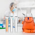 10PCS Clear Plastic Test Tubes with Caps, 10ml Vials Seal Cap Container for Laboratory School Scientific Experiments