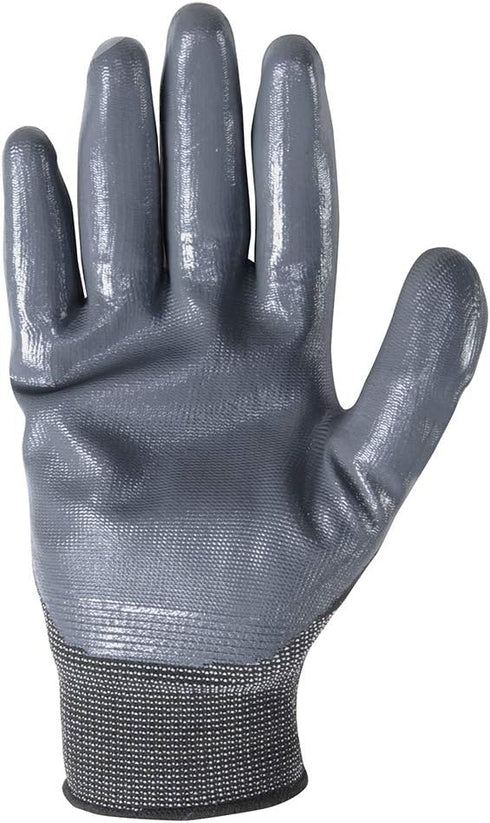 Wells Lamont Men's Coated Grip Work Gloves, Nitrile Coating, Medium (546M) , Black