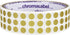 ChromaLabel 1/4 Inch Round Colored Stickers, Permanent Sticky Dots for Arts and Crafts, 1000 Metallic Gold Dots