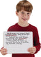 Really Good Stuff Two-Sided Intermediate Lined Write Again Dry Erase Boards for Classroom Use