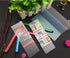 PVC Washi Cards, 40 pcs Storage Bookmark Washi Tape, Office School Supplies