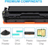 HP CF410A 410A Black Toner Cartridge Replacement for Color Pro MFP M477fdw M477fdn M477fnw (Black, 2-Pack)