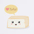 CafePress Kawaii Tofu Mousepad - Non-Slip Rubber Gaming Mousepad
