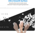 Japanese Life Death Keyboard Mat, Black White Anime Gaming Mouse Pad with Anti-Slip Rubber Base, Sakura Pagoda Sun