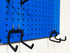 Metal Pegboard 12-Inch Tall x 16-Inch Wide Heavy Duty Wall Organizer for Garage Tool Storage, 4pcs Blue