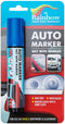 Window Markers for Glass - Washable Car Window Paint Pen, Auto Marker for All Surfaces, Blue, Jumbo Tip