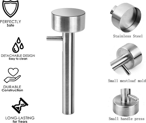 ACECYFLYF Falafel Scoop and Meatball Baller Premium Stainless Steel Food-Safe & Non-Stick Mold for Easy Cooking Easily