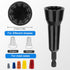 SUNJOYCO 3PCS Wire Nut Twister Tools for Drill, Wire Twisting Spinner, Wire Connector Driver Twisting Drill Attachment