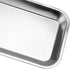 10 Pack Stainless Steel Surgical Tray, Dental Procedure Tray Lab Instrument Organizer with Seamless Edge, Silver Flat