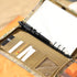 Military Padfolio Ring Binder with 80 Sheets, 160 Pages Leaf Paper, Refillable Tactical Notebook, 6-Ring A5